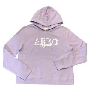 2 Piece Aeropostale Womens Fleece Sweatsuit NEW Large AERO Original Light Purple